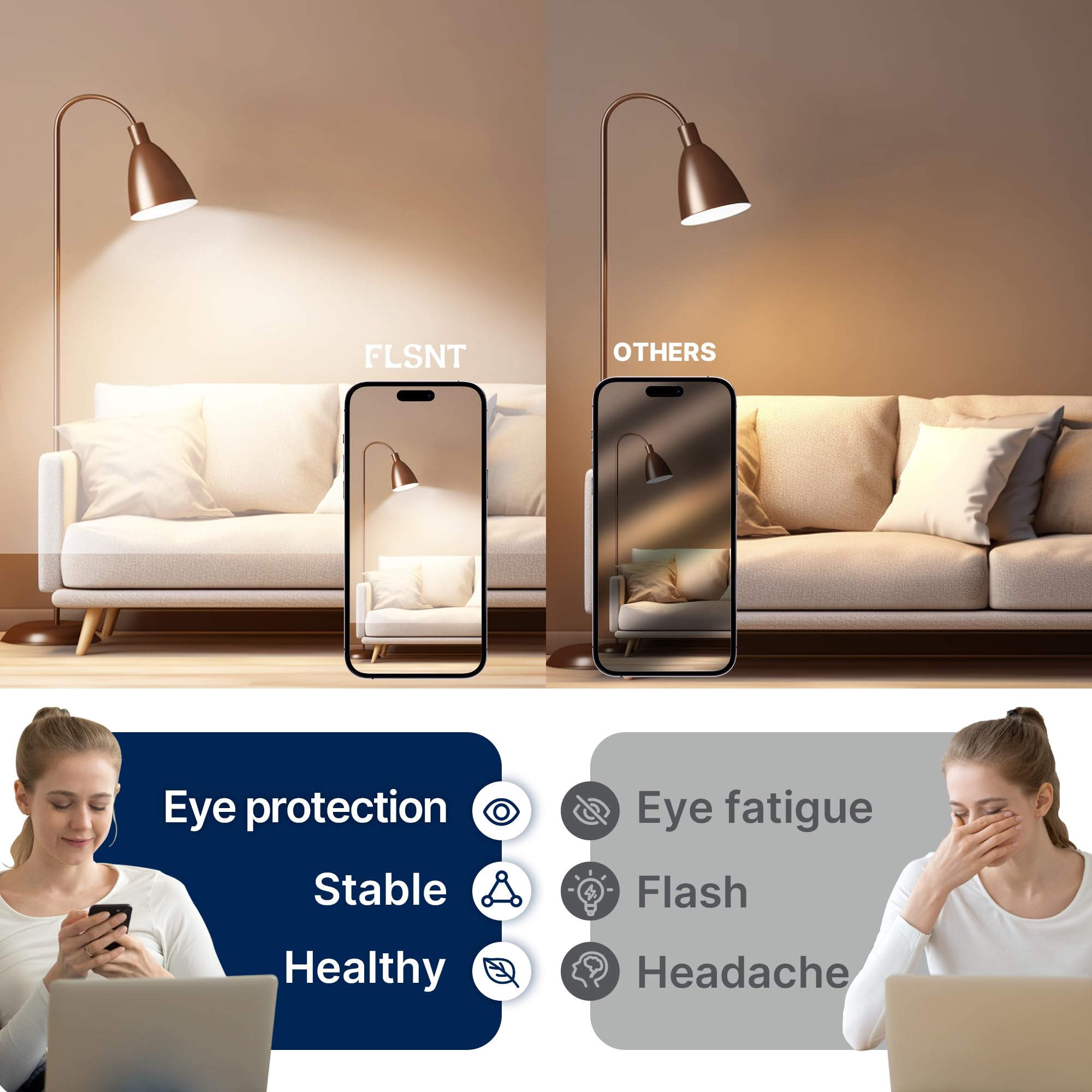 FLSNT energy-efficient LED bulb reduces energy use and heat