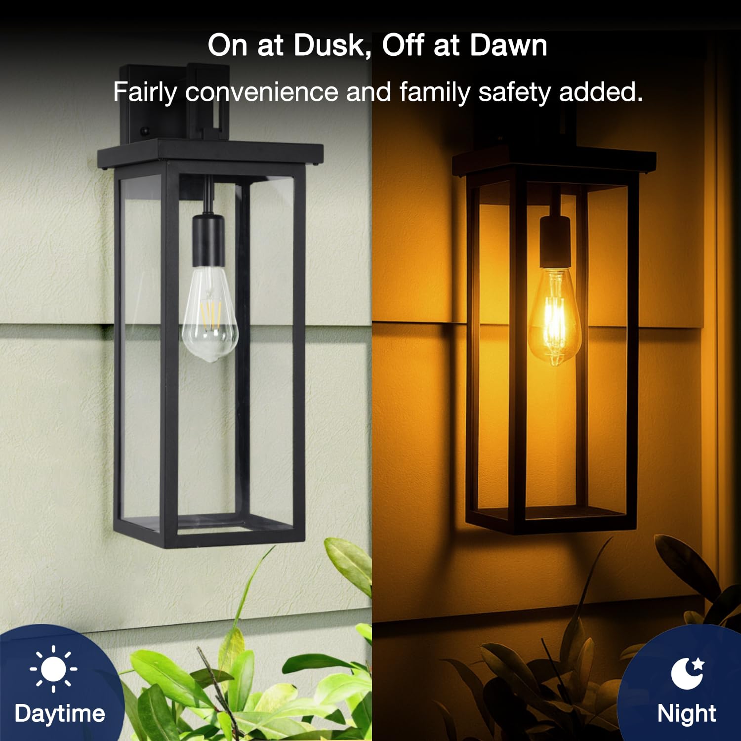FLSNT ST19 1400lm LED bulb in an E26 base provides bright outdoor illumination