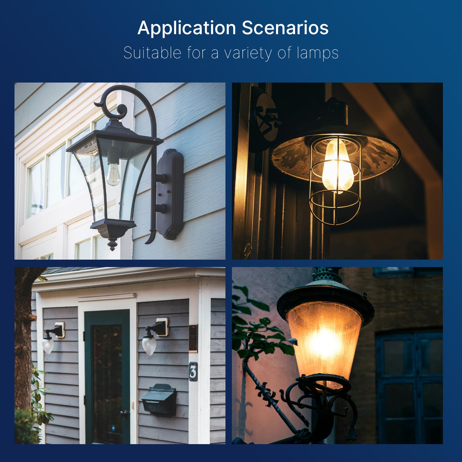 FLSNT 3000K warm white light enhances entryways and driveways after dark