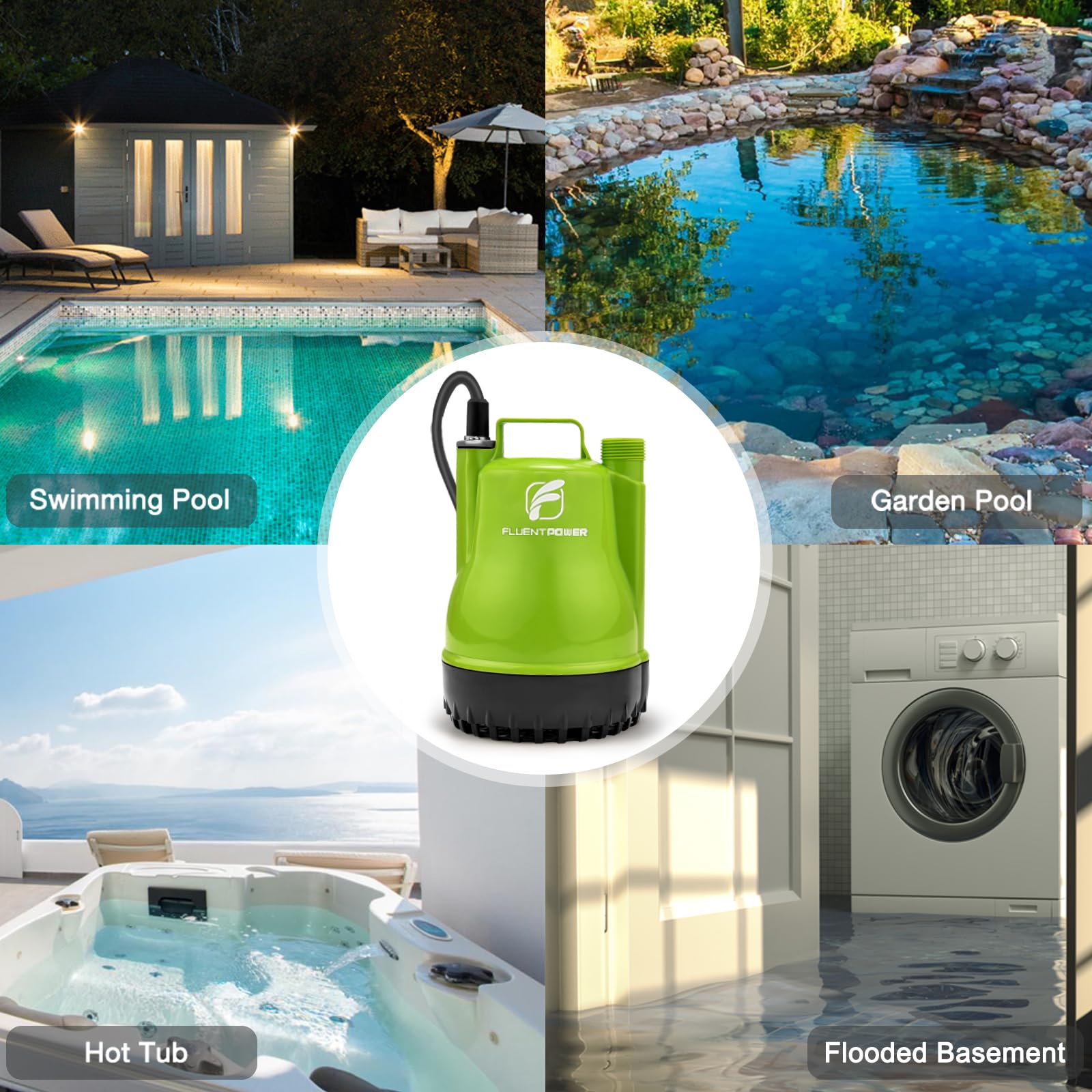FLUENTPOWER ETL-listed corrosion-resistant shell for durable home use.