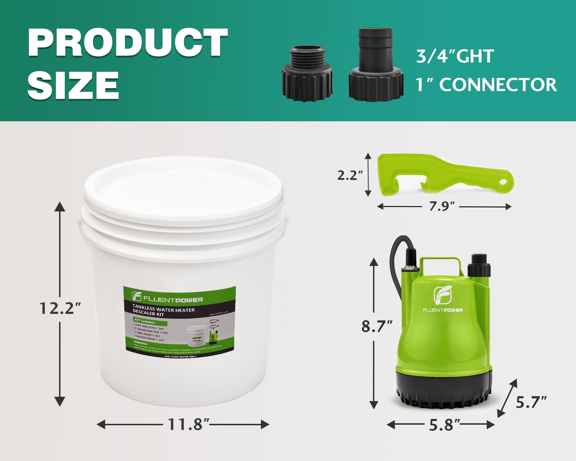 FluentPower hoses and adapters simplify connections to isolation valves.