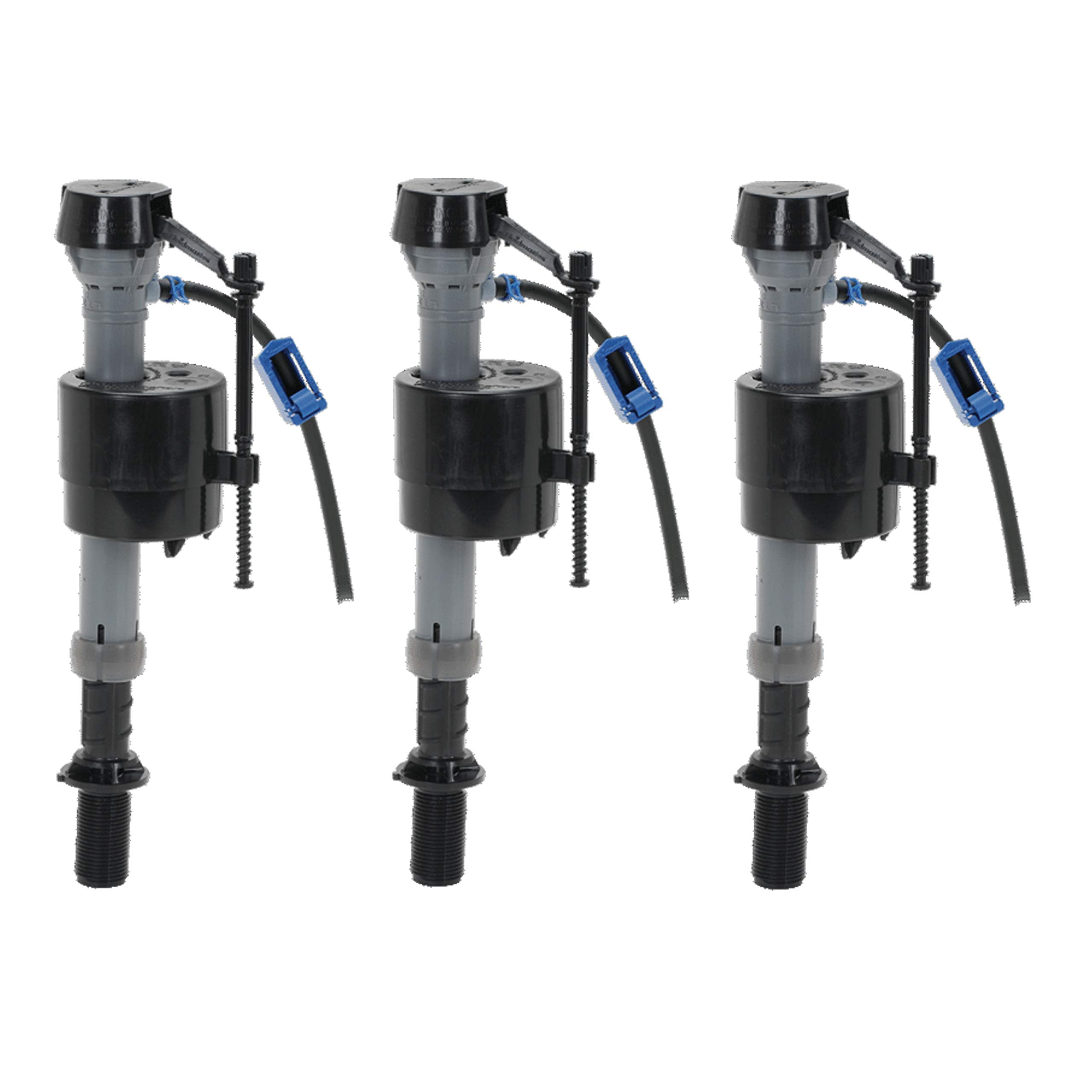  Fluidmaster 400A133 fill valve product overview showing universal compatibility.