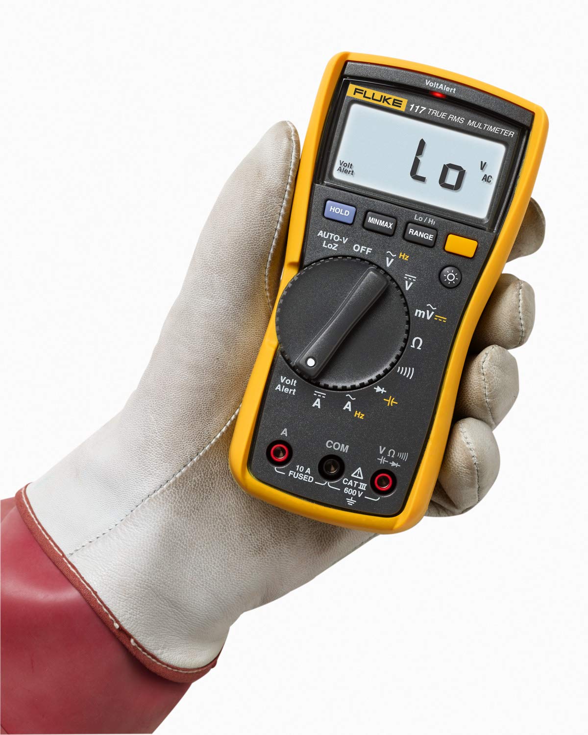 Fluke 117 low impedance mode reduces ghost voltage for trusted readings.