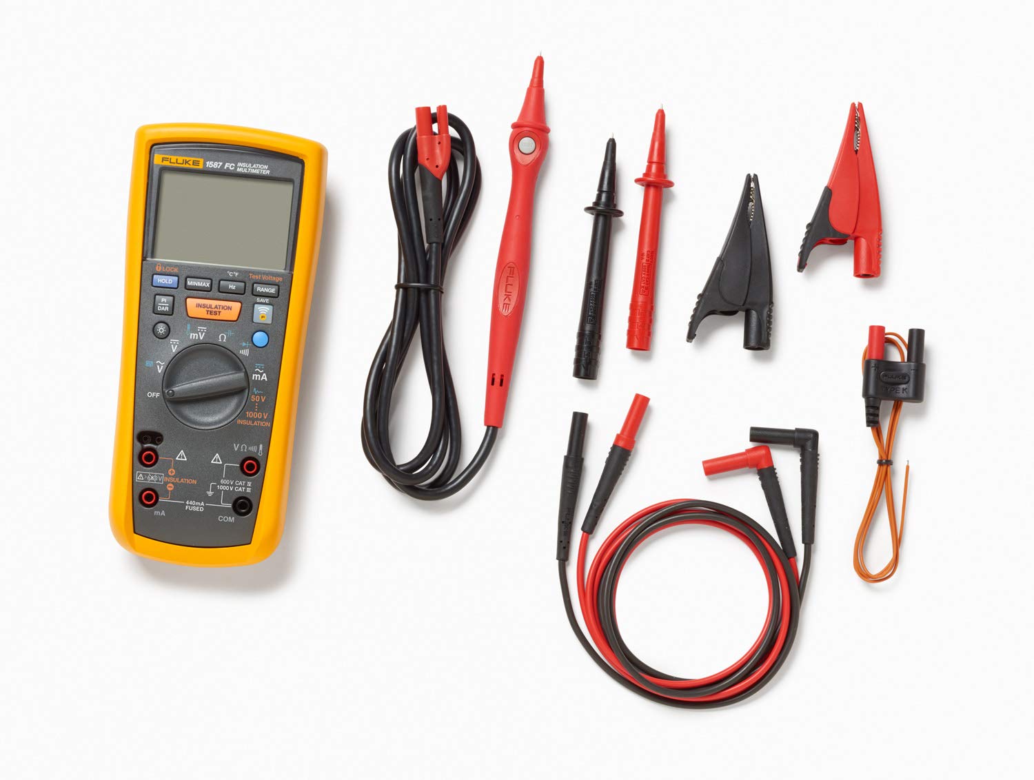 Fluke 1587 FC PI DAR trend graphs illustrate insulation trends over time.