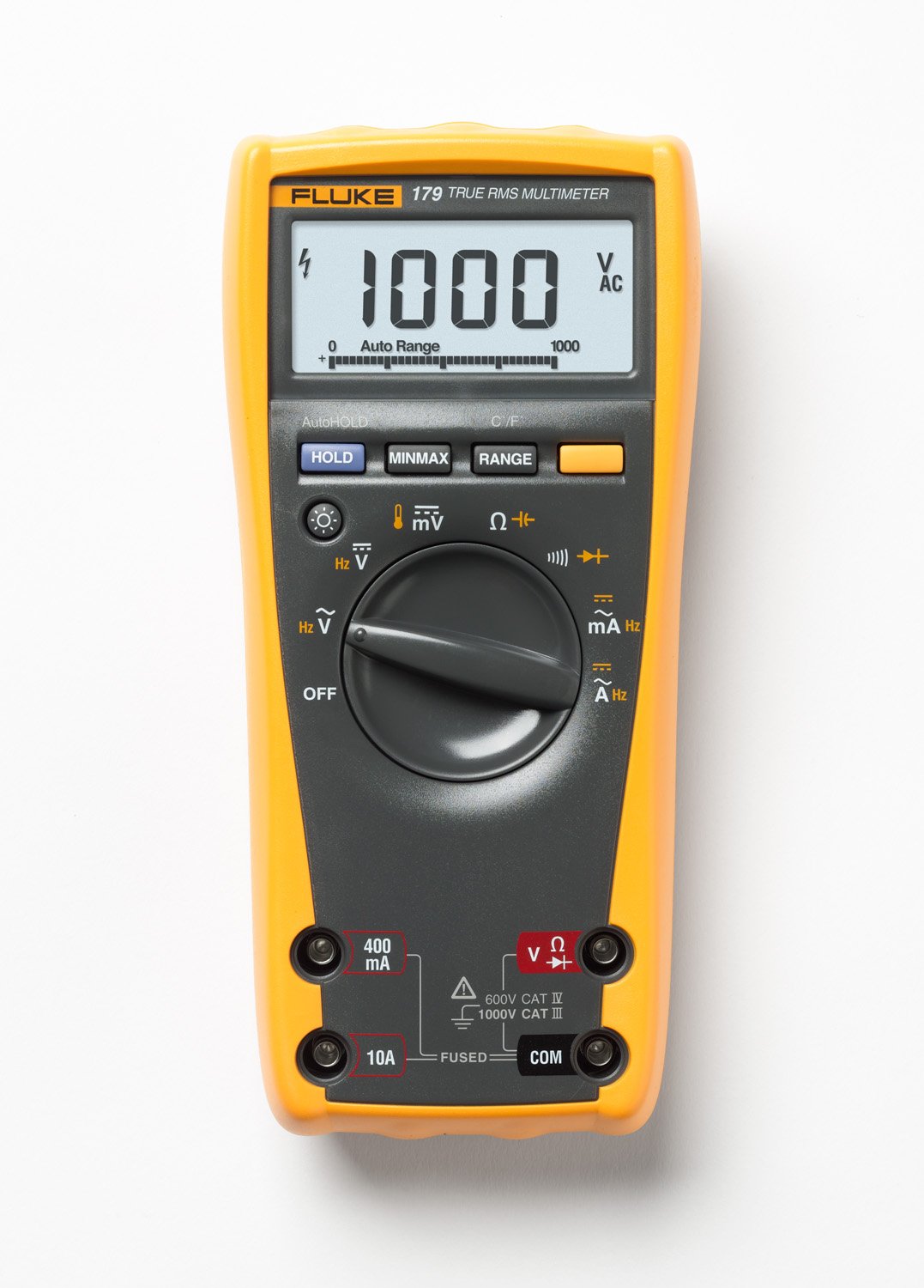 Fluke 179 backlit DMM for easier troubleshooting in challenging work areas.