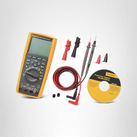 Fluke 289 compact handheld design supports portable on-site use.