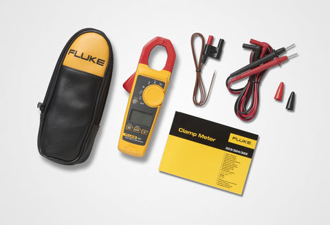 Fluke 325 measures frequency, temperature, and capacitance for quick diagnostics.
