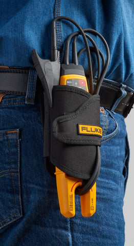 Fluke T6-1000 PRO includes heavy-duty clip and carrying holster
