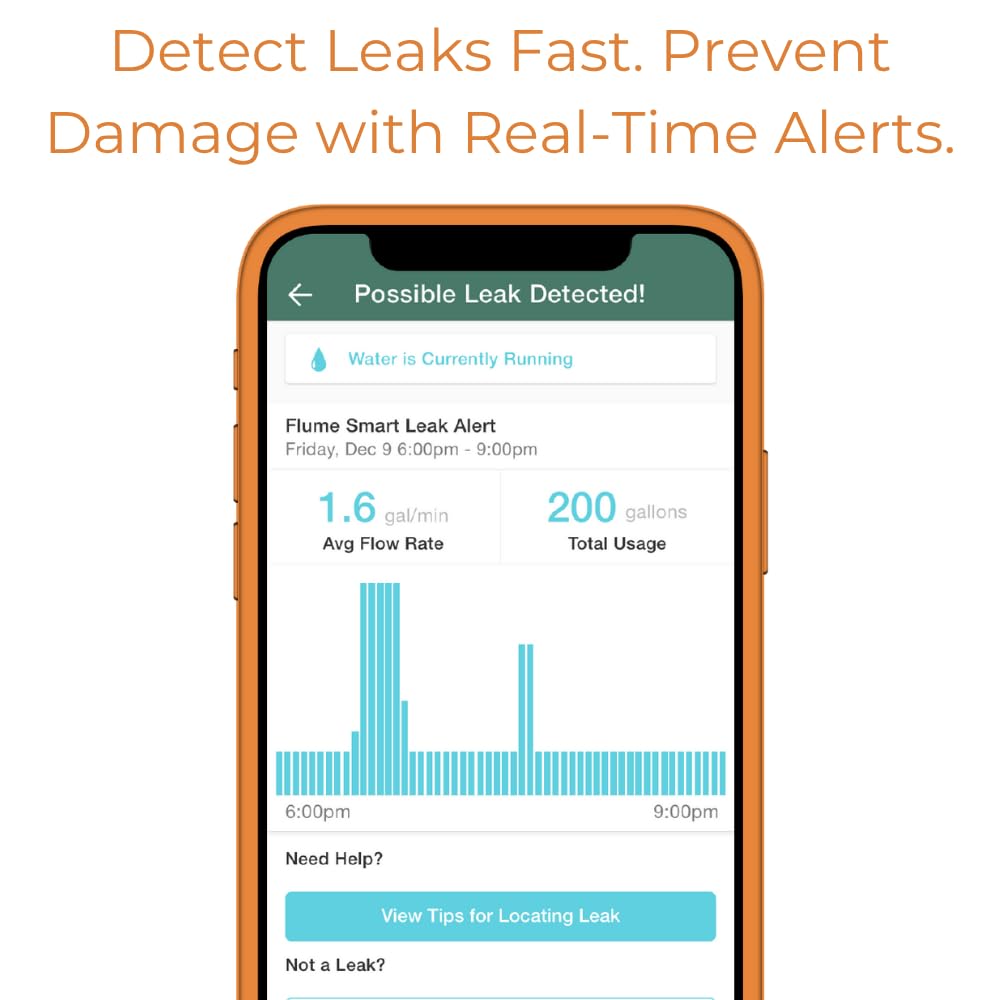Flume 2X real-time usage tracking for sprinkler zones