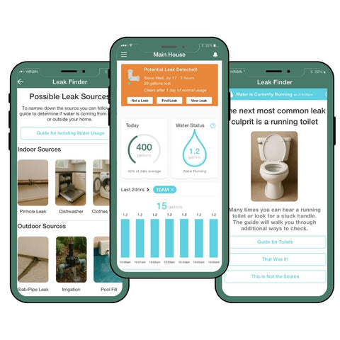Flume 2X water monitor overview with real-time usage insights