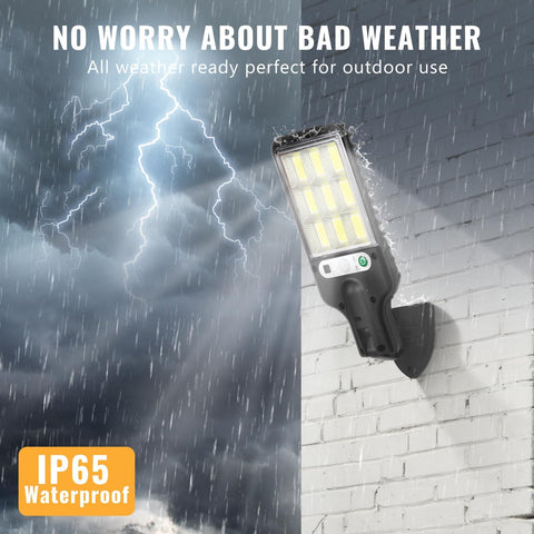 Flumy IP65 waterproof design withstands rain, dust, and wind for outdoor use