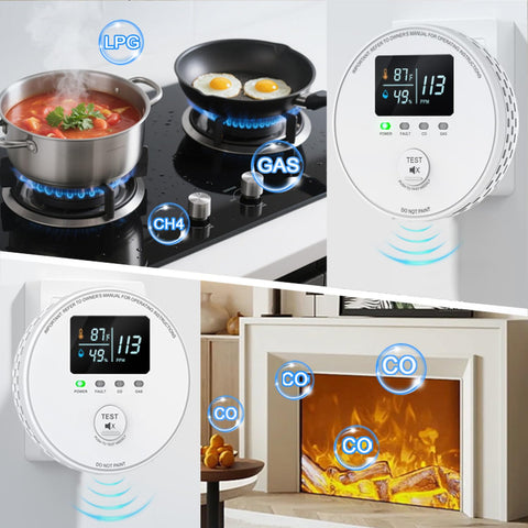 FLUNGSKY plug-in detector silent mode for quiet kitchen use