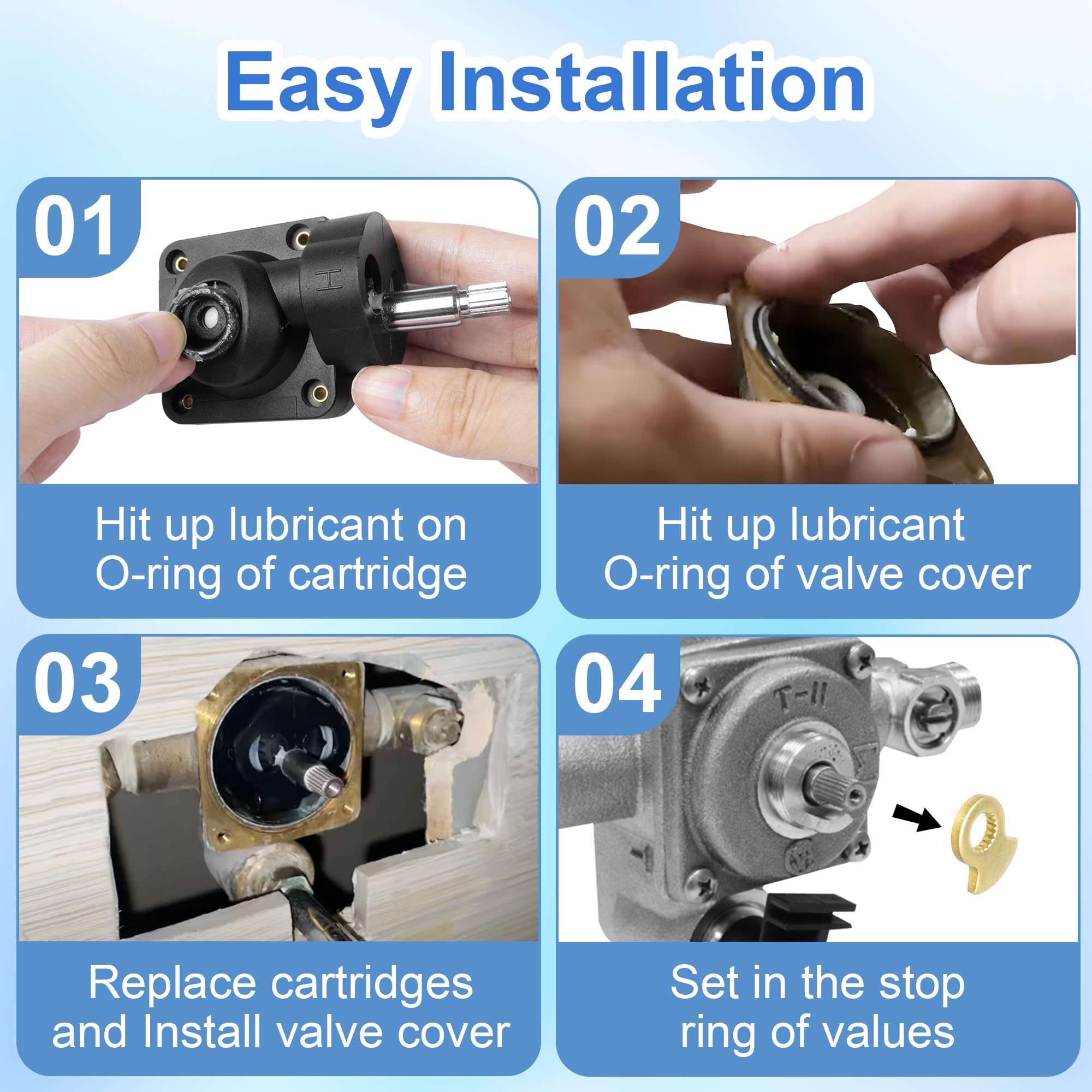 Fluronic 47080000 silicone grease included to aid sealing during replacement.