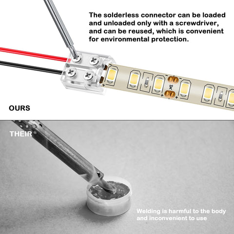 Flutesan 8mm LED strip installation demo highlighting compatibility.