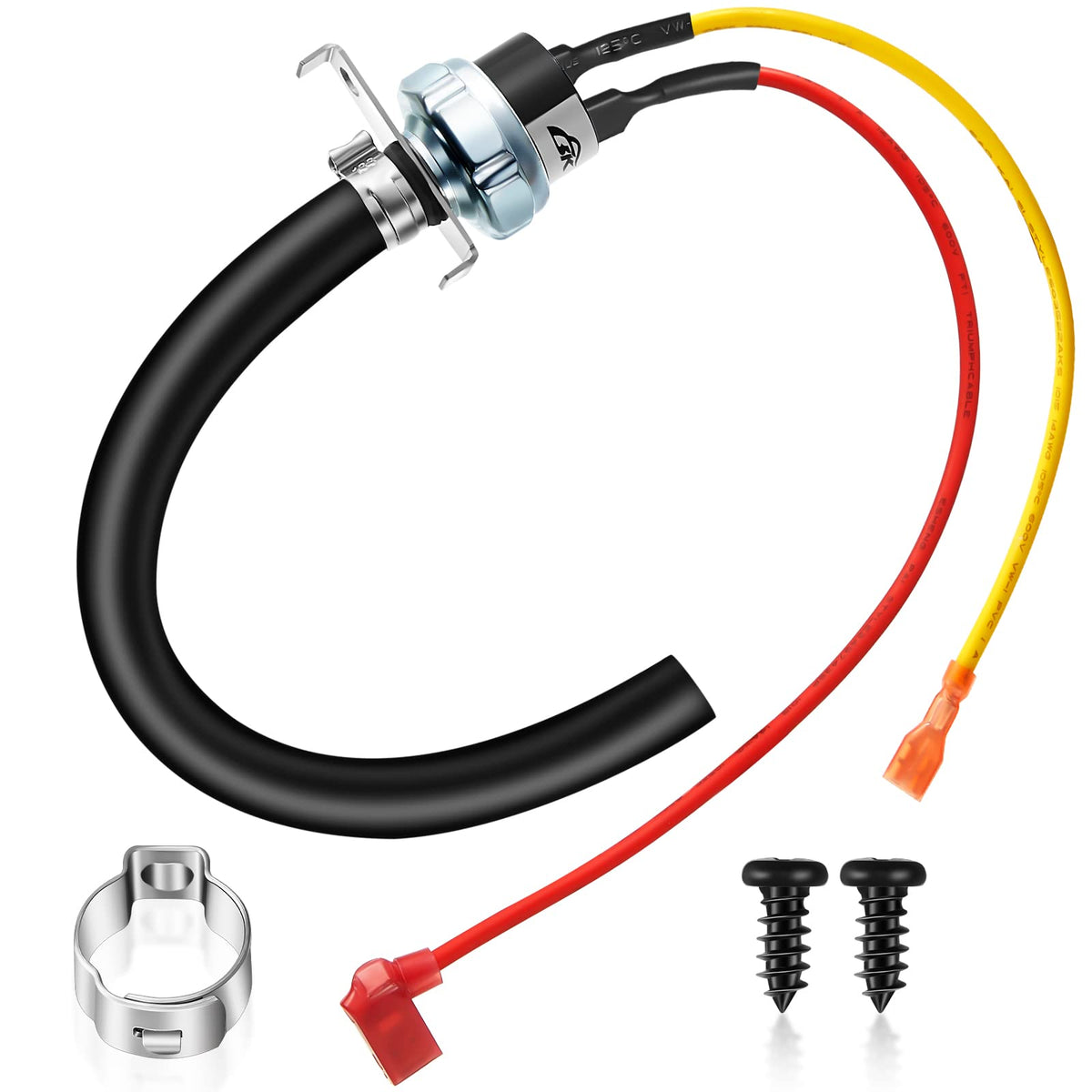 Flutesan air pressure switch front view for precise compressor control.