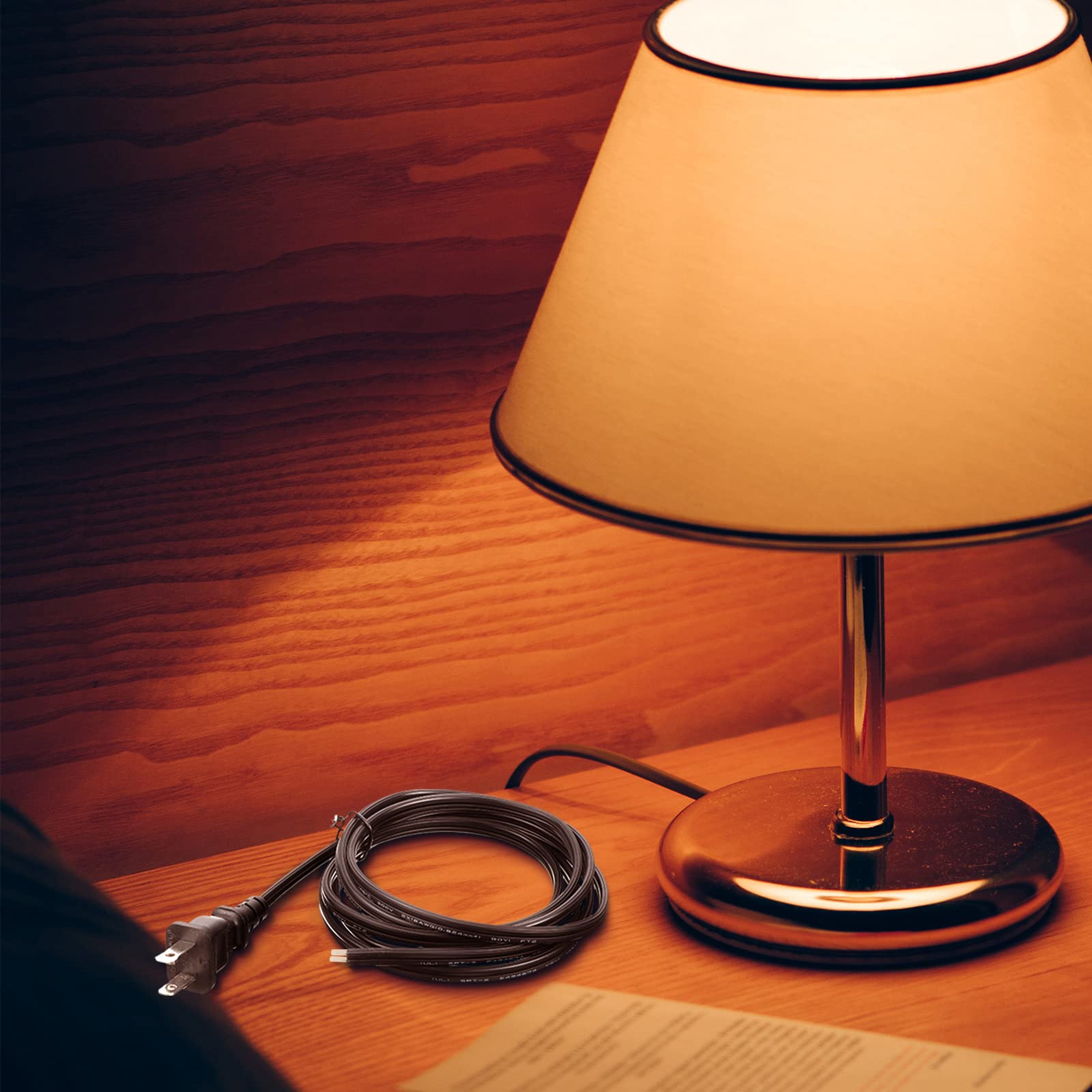 Flutesan cord set ideal for DIY lamp projects and repairs
