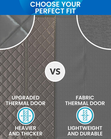 Flux Phenom 90% blackout door curtain provides privacy for home or office.