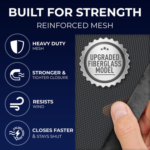 Flux Phenom hands-free entry with gapless 52-magnet seal.