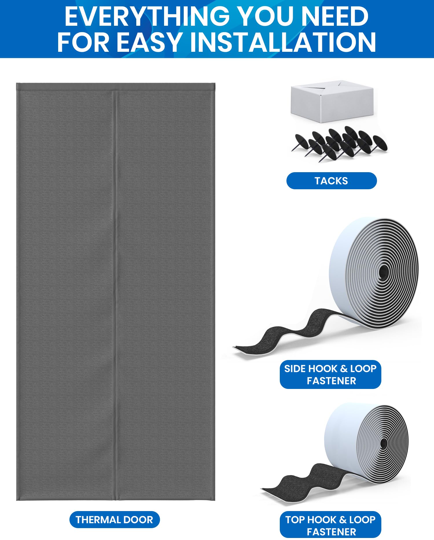 Flux Phenom versatile year-round door curtain for doorway protection and privacy.