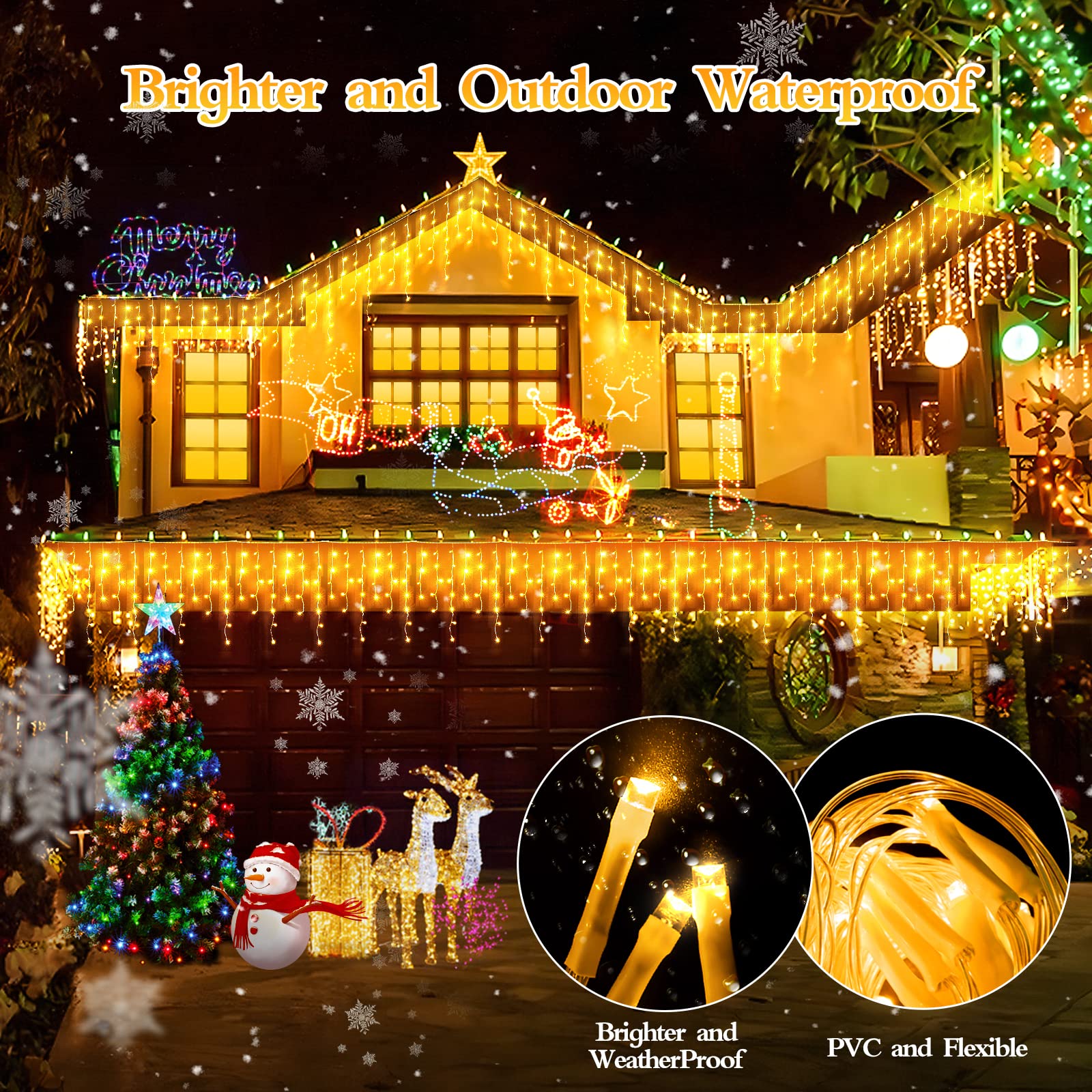 FLVOECN memory and timer function keeps preferred mode ready for evening ambience.