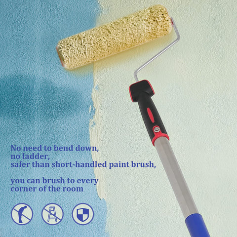 FLY HAWK 1/2 inch roller thickness enables broad wall coverage.
