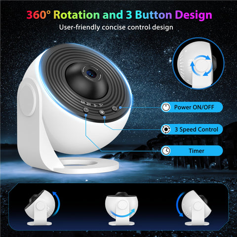 FlyEagle projection helps create a magical sleep or play atmosphere.