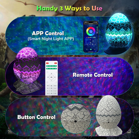 FlyEagle Star Projector Remote Control lets you adjust settings from the bed.