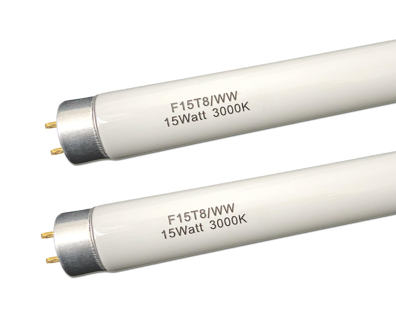 Flyercatch 18 inch F15T8 bulb for kitchen lighting replacement with warm white glow.