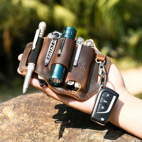 FI FLYHOMES gift-ready leather sheath suitable for practical gifting