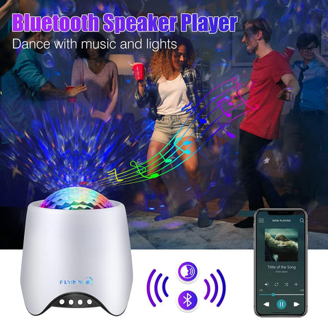Flyinwe Hoom Star Projector features decorative mood lighting for stylish decor.