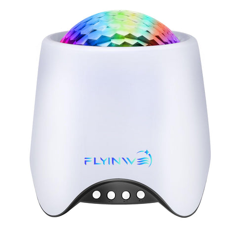 Flyinwe Hoom Star Projector with immersive sky projection for calming bedtime ambience.