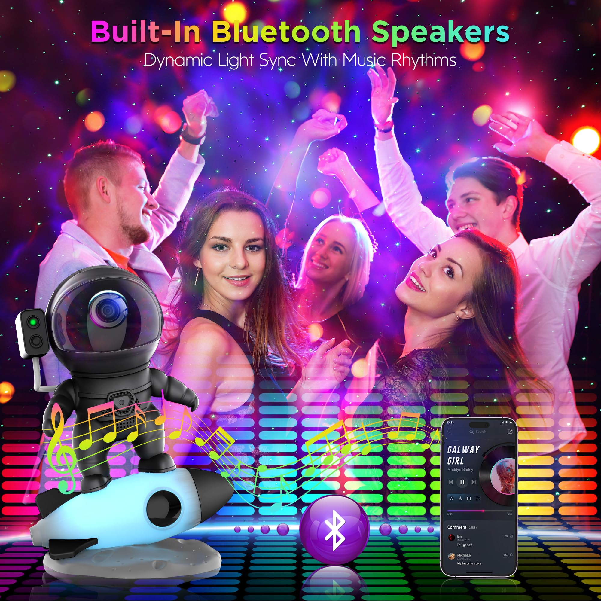 FlyLily Bluetooth speaker delivers clear audio for music or white noise