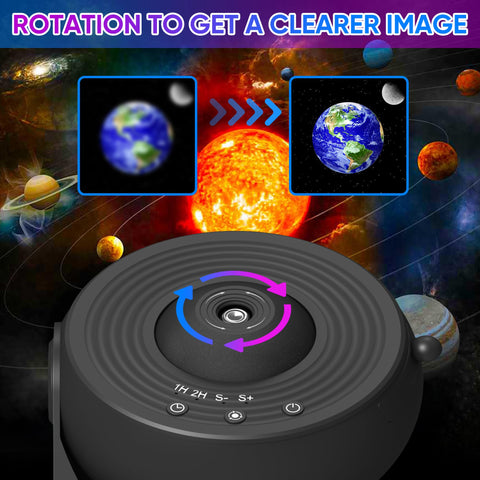 FlyLily Galaxy Projector Andromeda disc creates awe inspiring ceiling scene