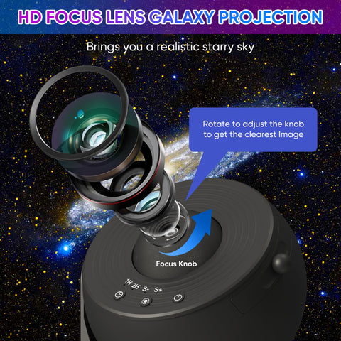 FlyLily Galaxy Projector NGC 4302 to NGC 4298 disc for educational space decor