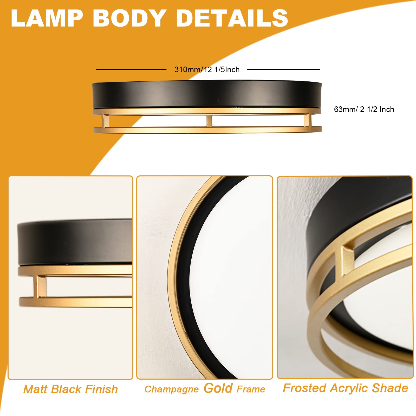Flynix dimmable ceiling light demonstrated with dimmer compatibility for smooth brightness control.