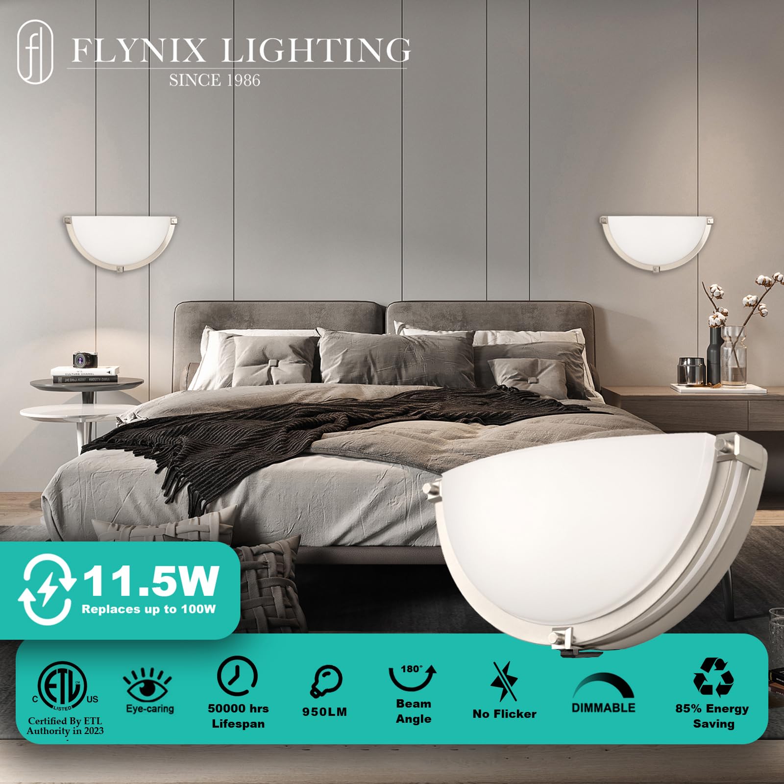 Flynix dimmable 4000K natural white ideal for daily tasks