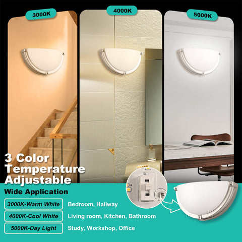 Flynix dimmable 5000K daylight for bright vanity lighting