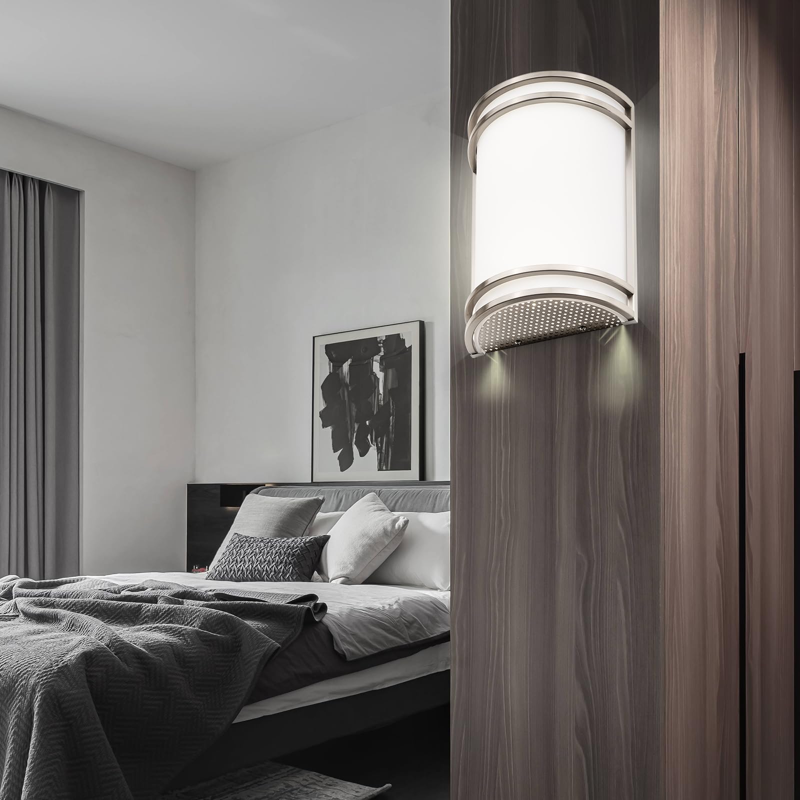 Switchable color temperature options of 3000K, 4000K, and 5000K.