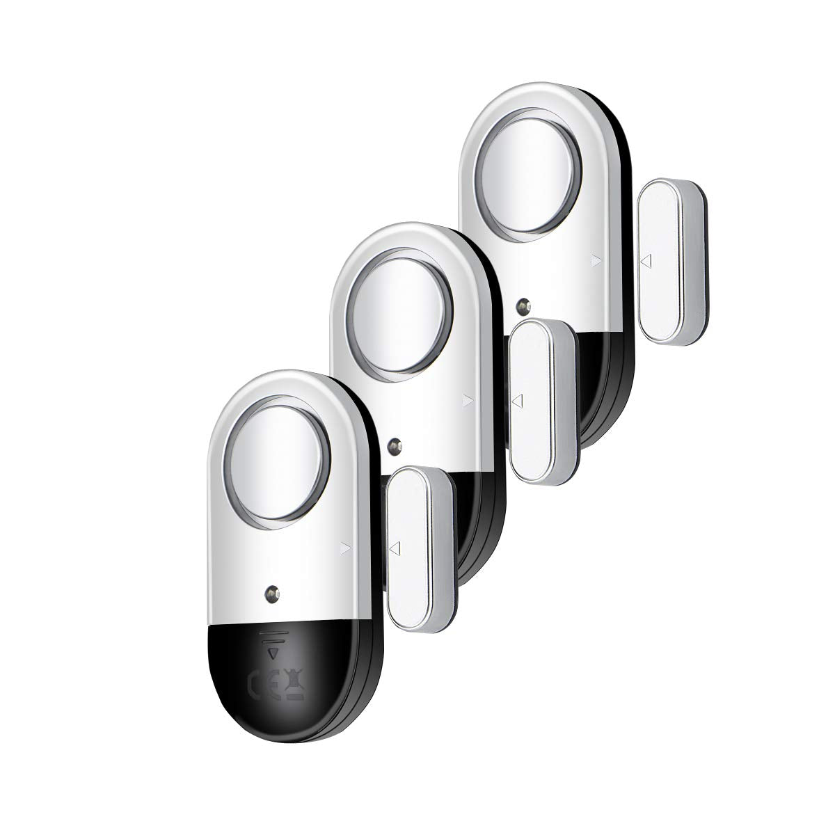 Flyoukki 120dB door alarm front view for loud home alerts