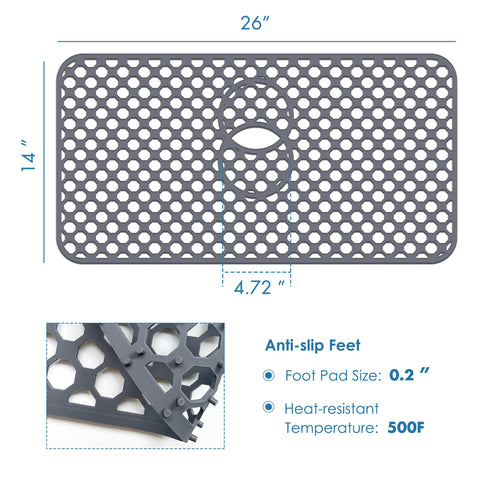 Flytime center-drain design promotes water flow on the mat