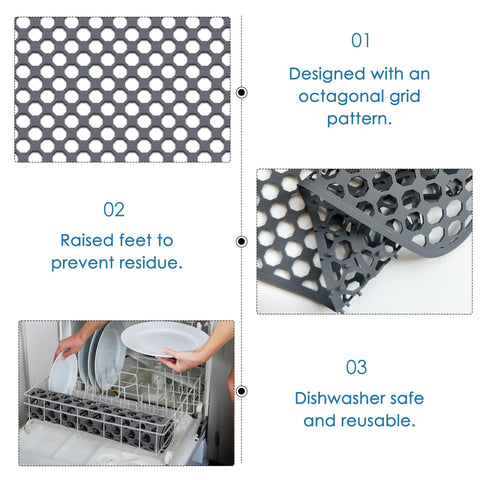 Flytime raised feet and grid improve drainage for faster drying