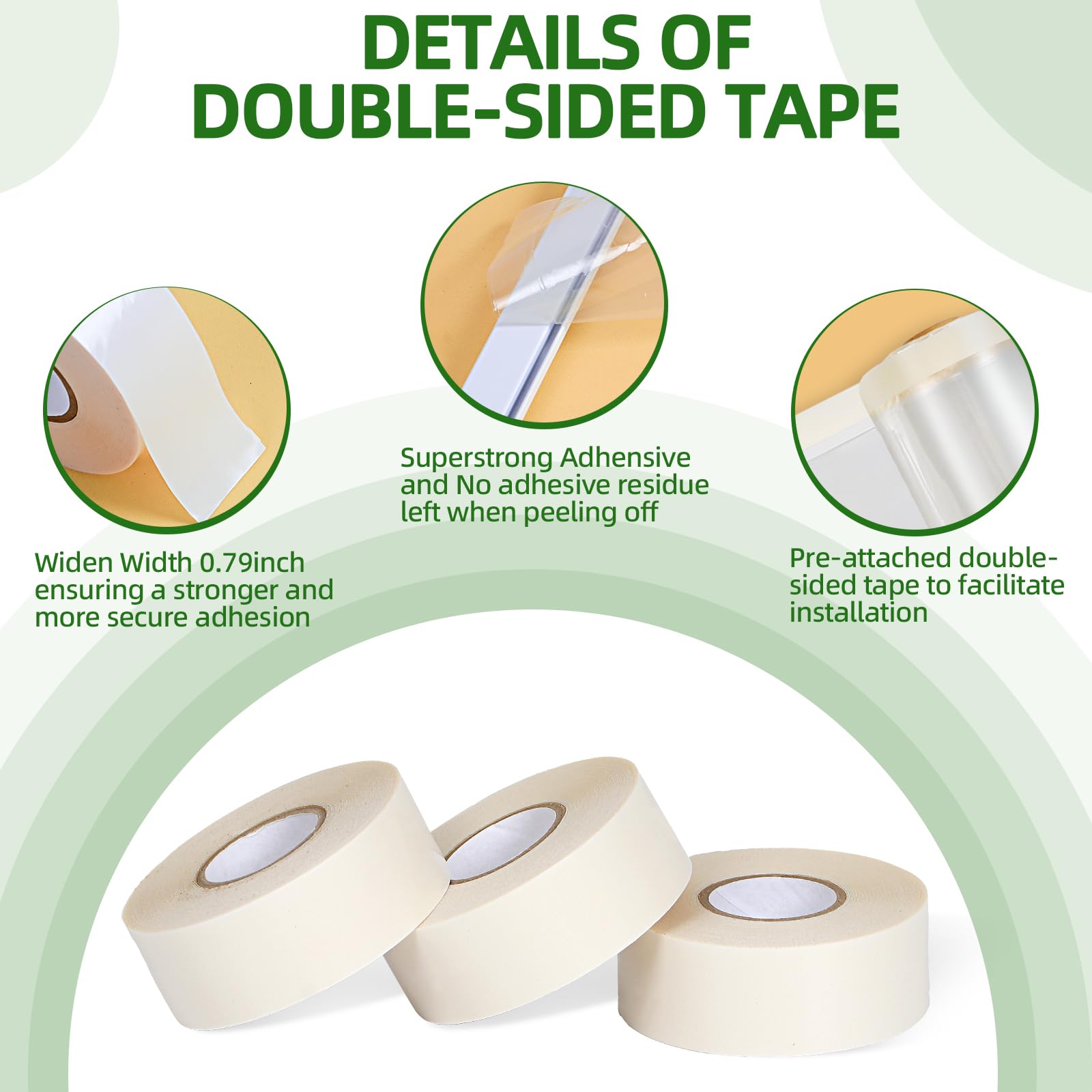 Flyzzz Draft-Protection for Windows helps maintain room temperature with simple application.