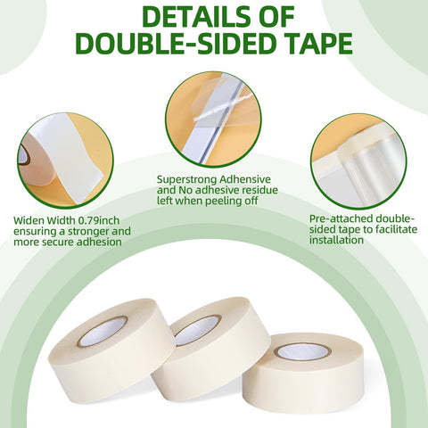 Flyzzz Draft-Protection for Windows helps maintain room temperature with simple application.