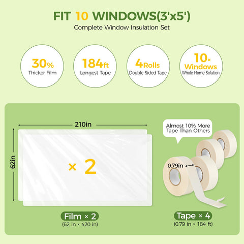 FLYZZZ Heavy-duty 0.9 mil film close-up demonstrates tear resistance and clarity.