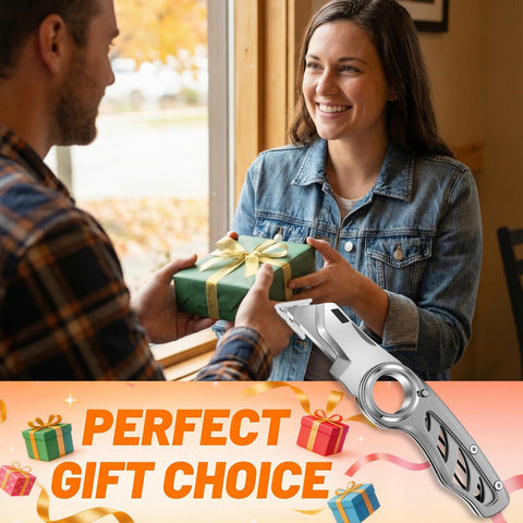 Fmeida gift-ready box cutter makes a practical, thoughtful present.