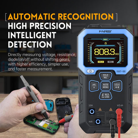 FNIRSI DMT-99 dual ceramic fuse protection enhances measurement safety