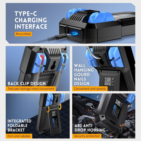 FNIRSI DMT-99 intelligent mode auto selects best range for fast measurements