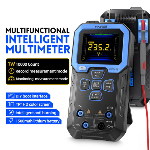 FNIRSI DMT-99 monitoring mode with thresholds alerts when limits are reached