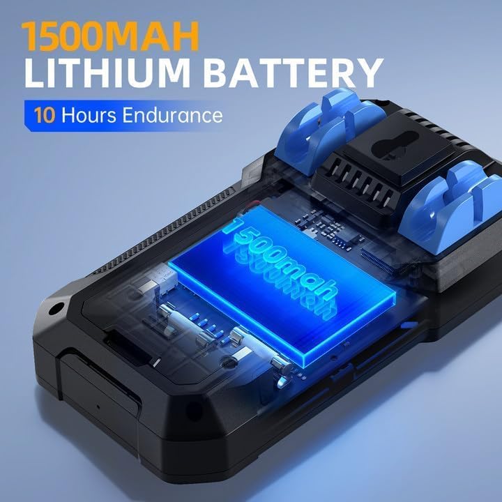 FNIRSI DMT-99 rechargeable battery enables long use without disposable batteries