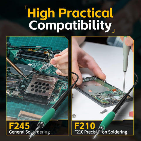 FNIRSI DWS-200 F210 precision tip enables fine soldering on small components
